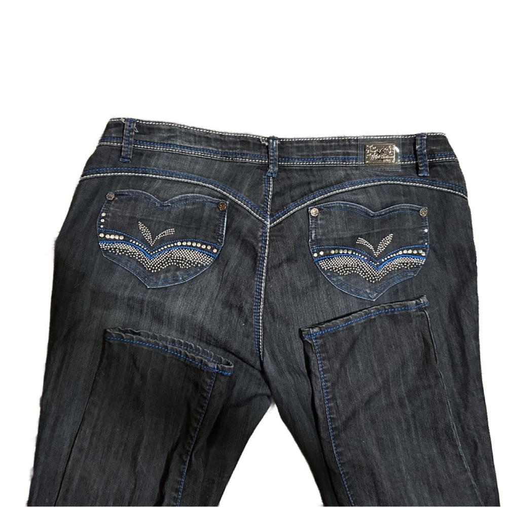 Apple Bottoms Black Straight Leg Jeans